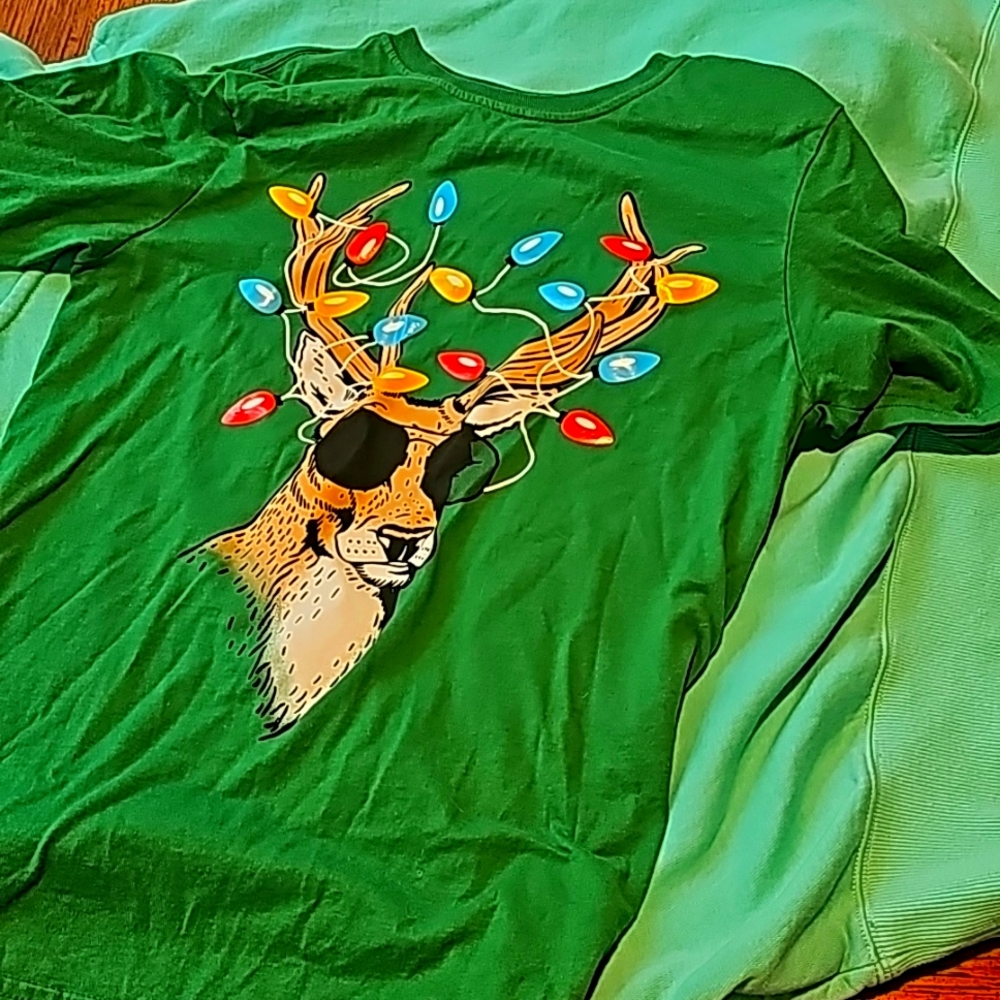 Boys walmart brand Christmas shirt